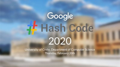 Get ready for the local round of Hash Code 2020 at CSD