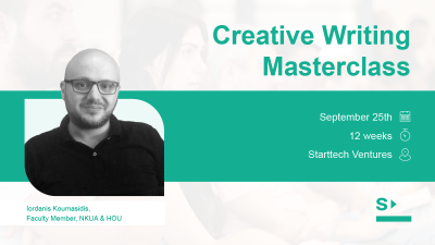 Discover the Creative Writing Masterclass at Starttech Ventures!