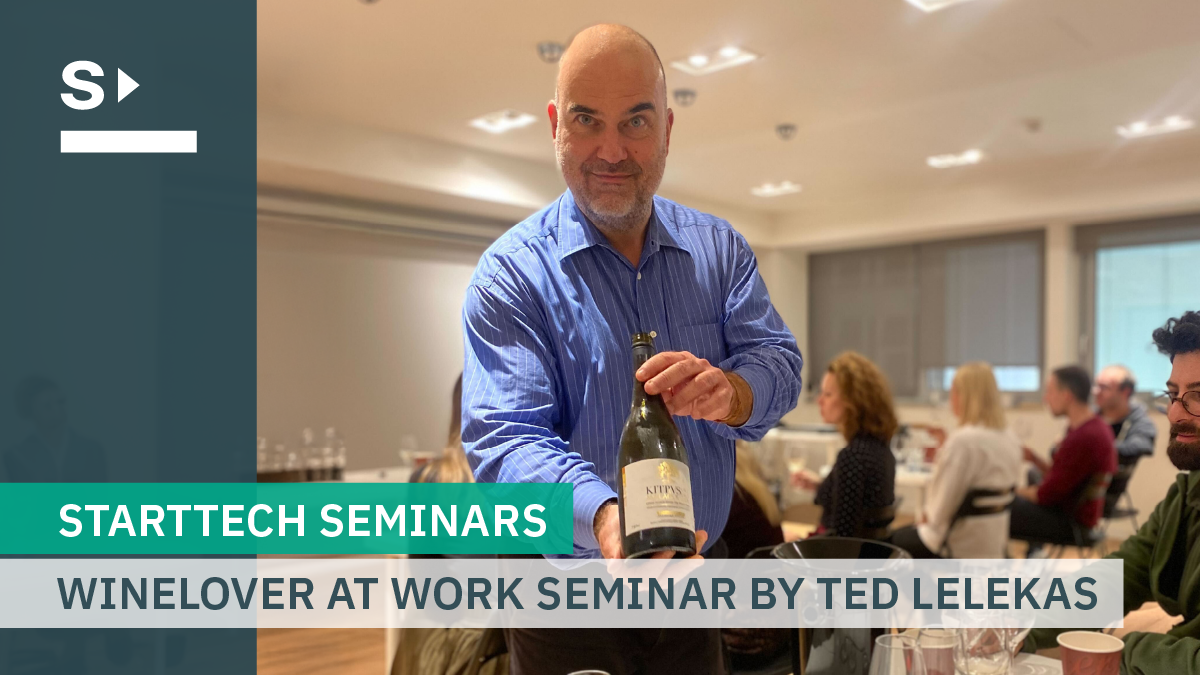 Winelover at Work Seminar by Ted Lelekas